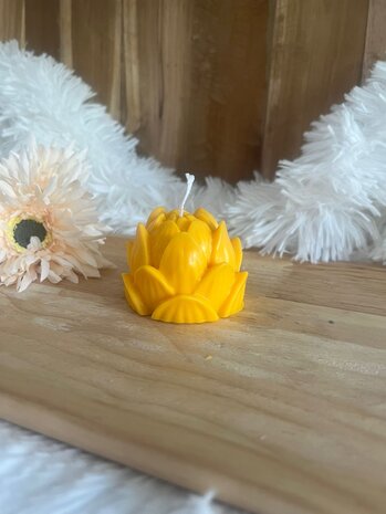 Kleine Lotusbloem M sier en geurkaars