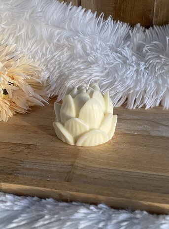 Kleine Lotusbloem M sier en geurkaars