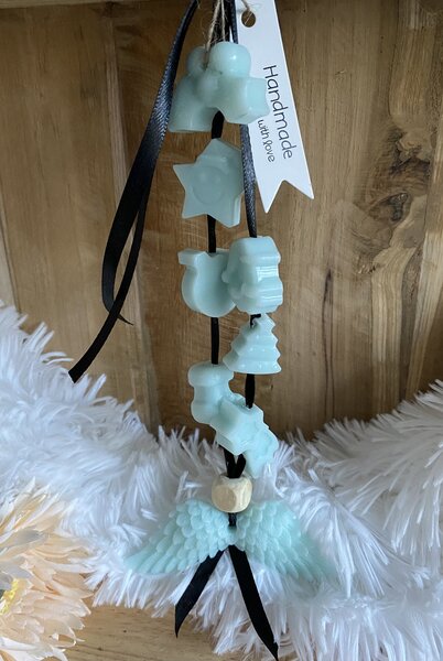 Geurende zeepketting in bijpassende kleur
