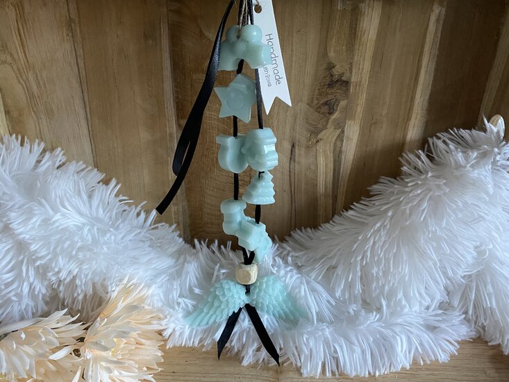 Geurende zeepketting in bijpassende kleur