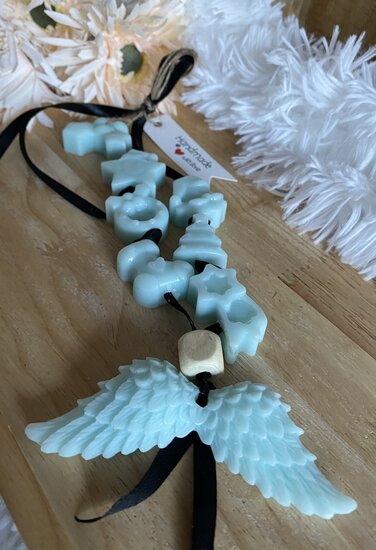 Geurende zeepketting in bijpassende kleur