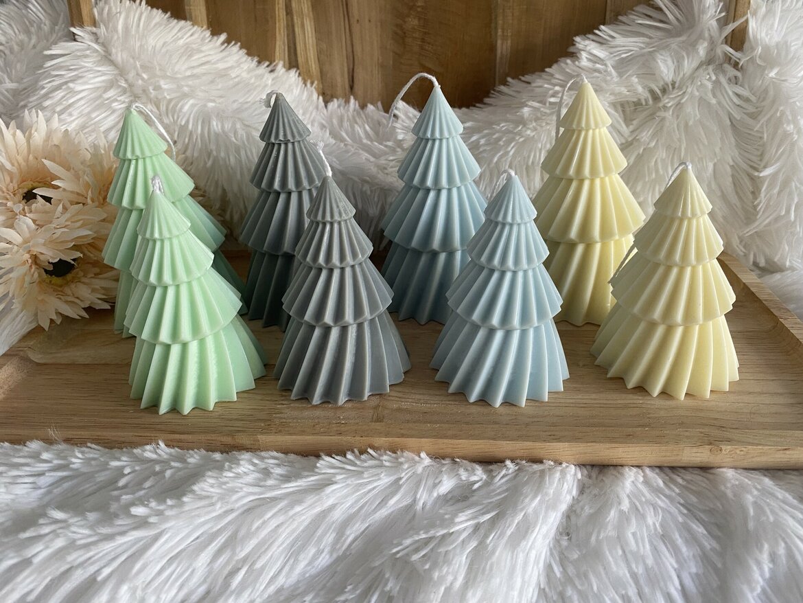 Kerst-Sojawas-Geurkaarsen